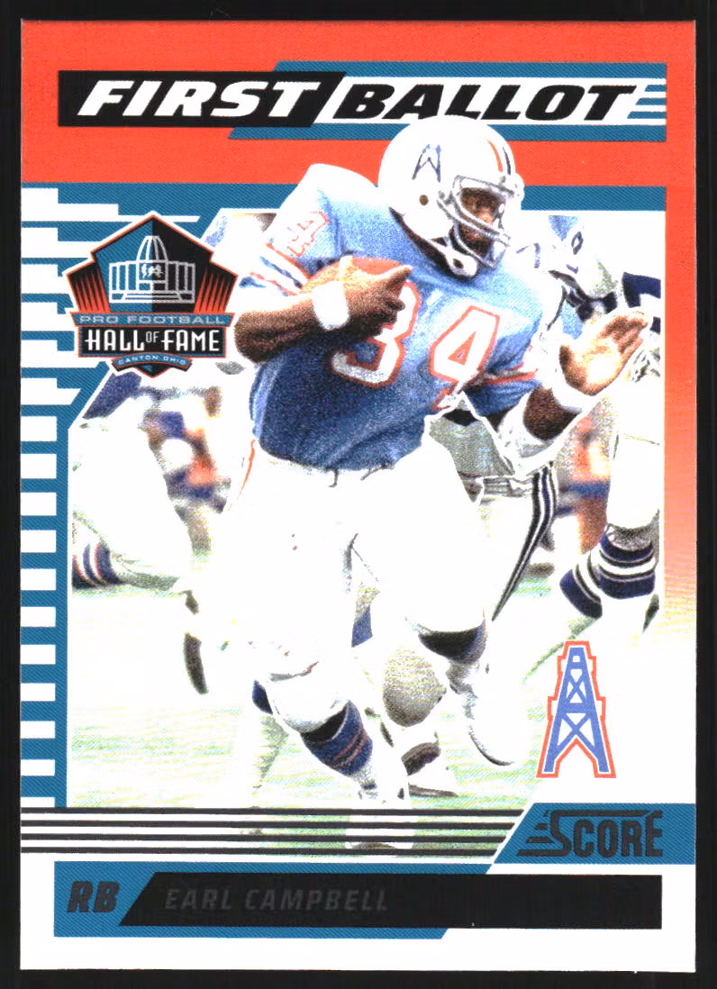 2025 Score First Ballot #2 Earl Campbell (12-SS8-NFLOILERS)