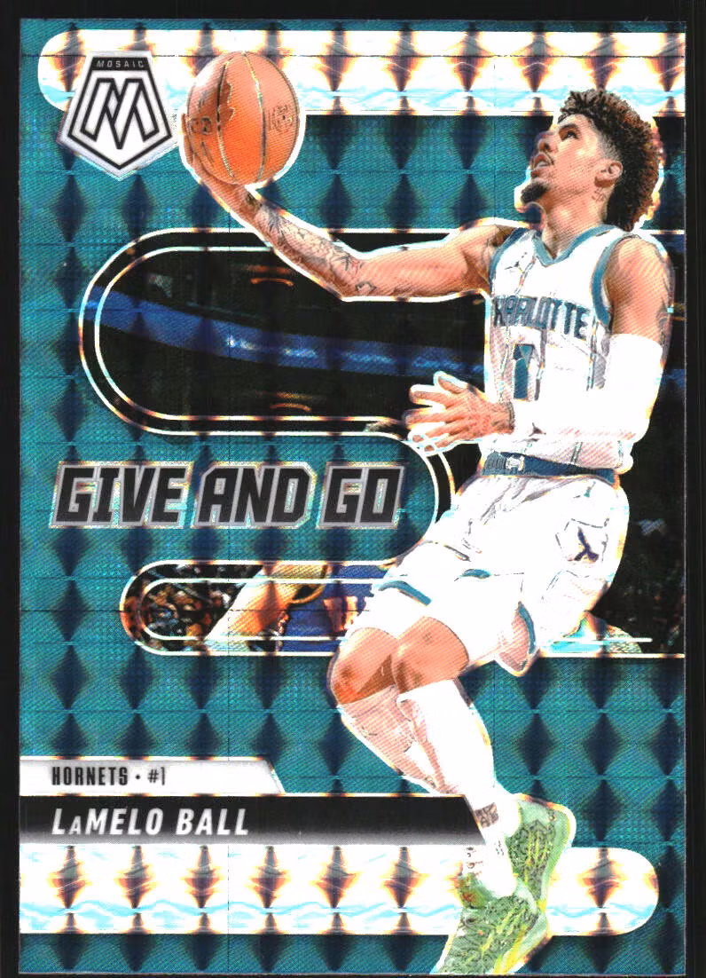2024-25 Panini Mosaic Give and Go Mosaic #13 LaMelo Ball (20-SS8-NBAHORNETS)