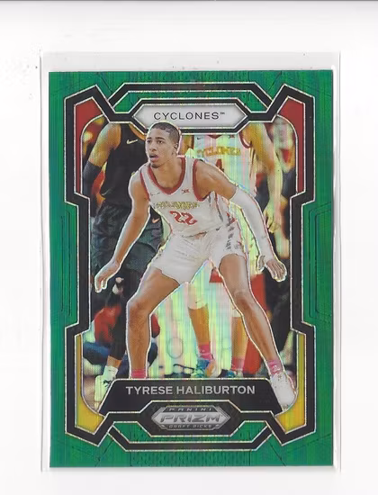 2024-25 Panini Prizm Draft Picks Prizms Green #65 Tyrese Haliburton (20-SS8-NBAOTHERS)