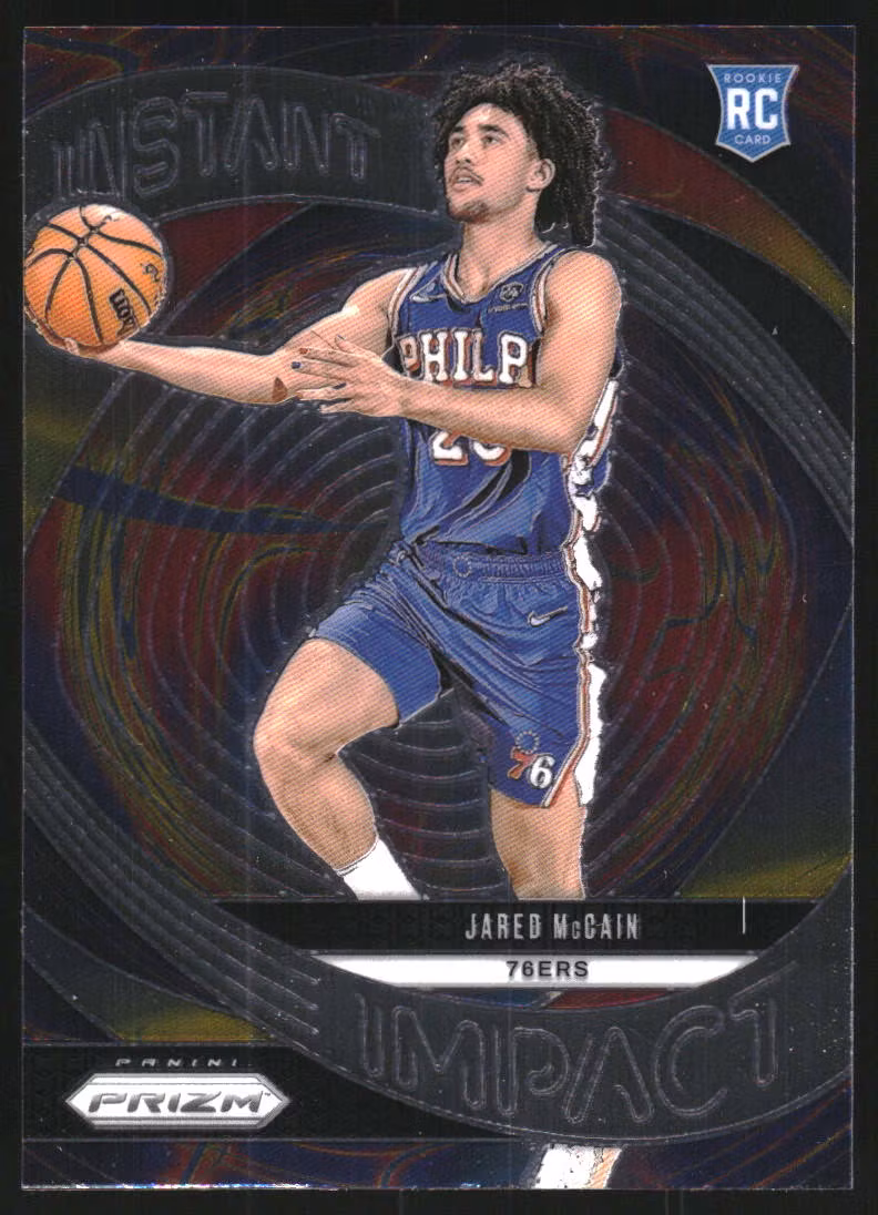 2024-25 Panini Prizm Instant Impact #10 Jared McCain (20-SS2-NBA76ERS)
