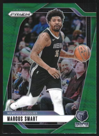 2024-25 Panini Prizm Prizms Green #59 Marcus Smart (15-SS8-NBAGRIZZLIES)