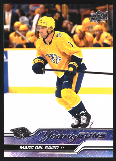 2023-24 Upper Deck #498 Marc Del Gaizo YG RC (15-SS9-NHLPREDATORS)