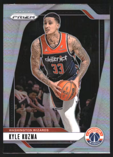 2024-25 Panini Prizm Prizms Silver #150 Kyle Kuzma (15-SS8-NBAWIZARDS)