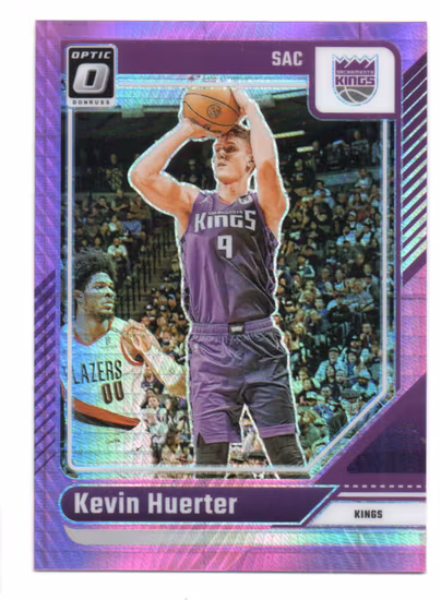 2024-25 Donruss Optic Hyper Pink #108 Kevin Huerter (15-SS4-NBAKINGS)