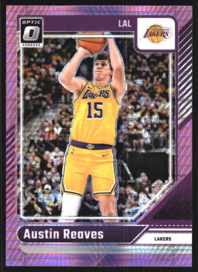 2024-25 Donruss Optic Hyper Pink #140 Austin Reaves (20-SS2-NBALAKERS)