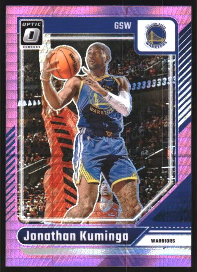 2024-25 Donruss Optic Hyper Pink #197 Jonathan Kuminga (15-SS2-NBAWARRIORS)