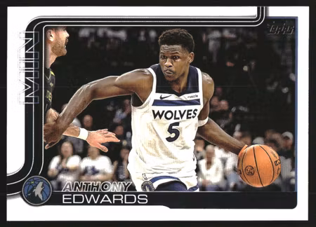 2025-26 Topps #108 Anthony Edwards (10-SS4-NBATIMBERWOLVES)
