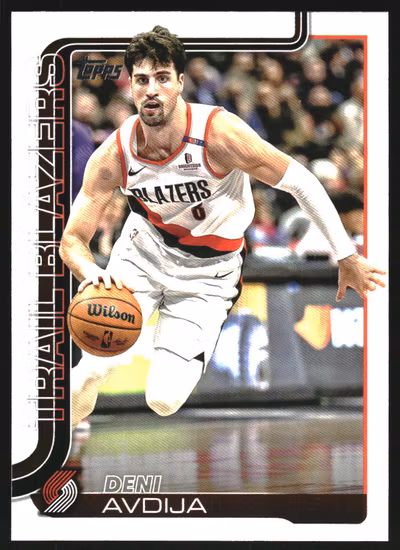 2025-26 Topps #125 Deni Avdija (10-SS4-NBATRAILBLAZERS)