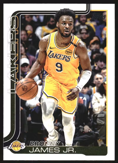 2025-26 Topps #152 Bronny James Jr. (10-SS4-NBALAKERS)