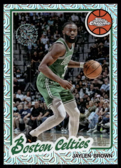 2025-26 Topps '80-81 Topps Chrome #TCJB Jaylen Brown (40-QQ5-NBACELTICS)