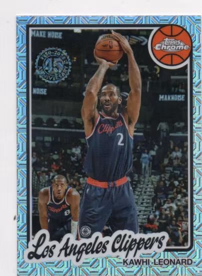 2025-26 Topps '80-81 Topps Chrome #TCKL Kawhi Leonard (30-QQ5-NBACLIPPERS)