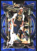 2024-25 Select Blue Cracked Ice Prizms #4 Myles Turner (12-SS10-NBAPACERS)