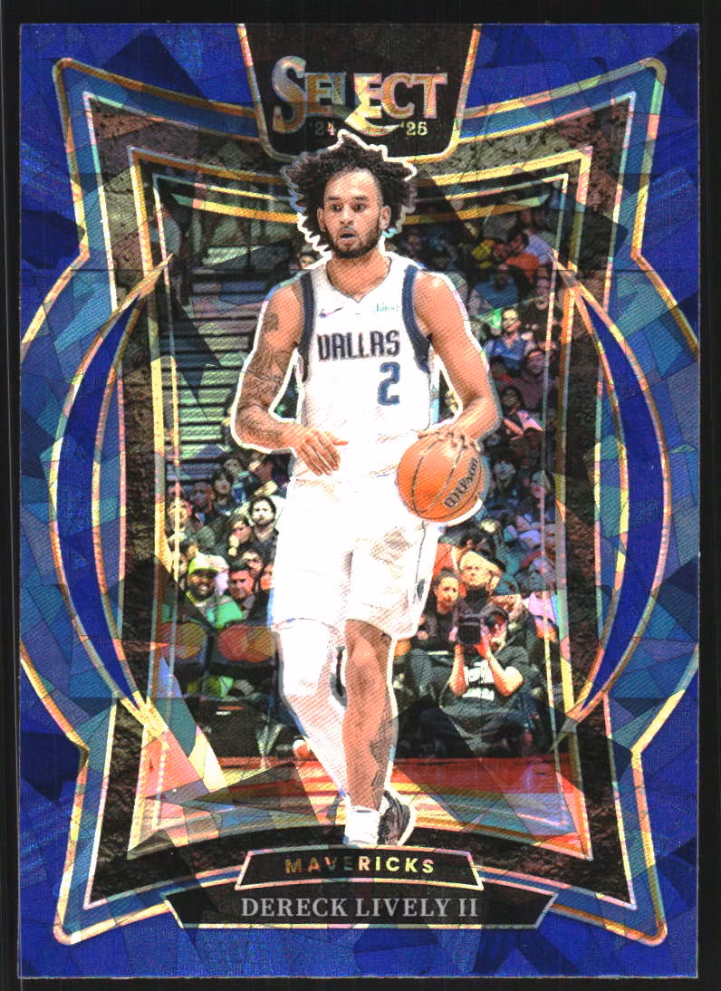 2024-25 Select Blue Cracked Ice Prizms #26 Dereck Lively II (12-SS10-NBAMAVERICKS)
