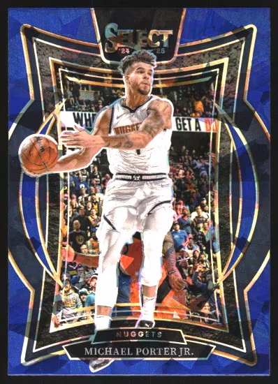 2024-25 Select Blue Cracked Ice Prizms #32 Michael Porter Jr. (12-SS10-NBANUGGETS)