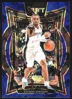 2024-25 Select Blue Cracked Ice Prizms #58 Keldon Johnson (15-SS10-NBASPURS)