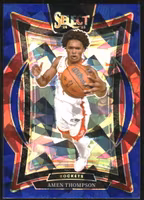 2024-25 Select Blue Cracked Ice Prizms #59 Amen Thompson (20-SS10-NBAROCKETS)