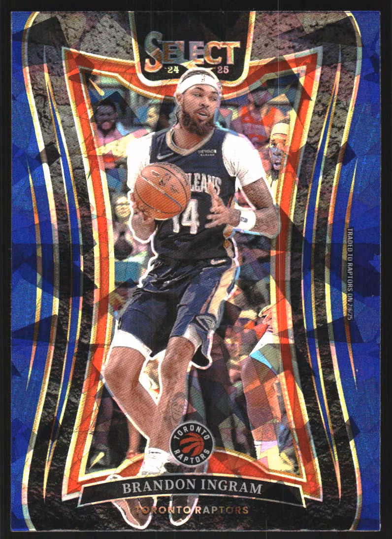 2024-25 Select Blue Cracked Ice Prizms #359 Brandon Ingram (15-SS10-NBARAPTORS)