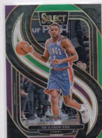 2024-25 Select Green White Purple Prizms #150 De'Aaron Fox (15-SS13-NBASPURS)