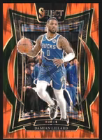 2024-25 Select Orange Flash Prizms #55 Damian Lillard (30-SS9-NBABUCKS)