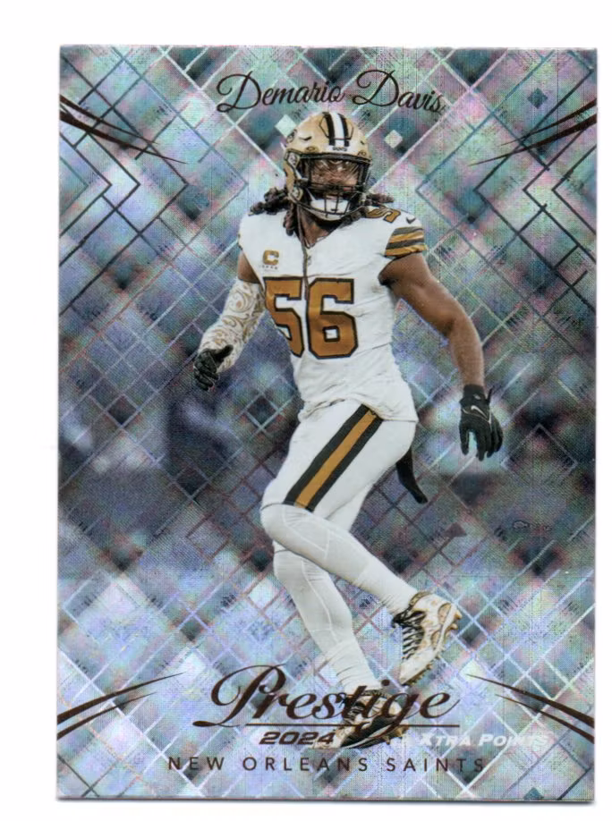 2024 Prestige Xtra Points Diamond #214 Demario Davis (15-QQ5-NFLSAINTS)