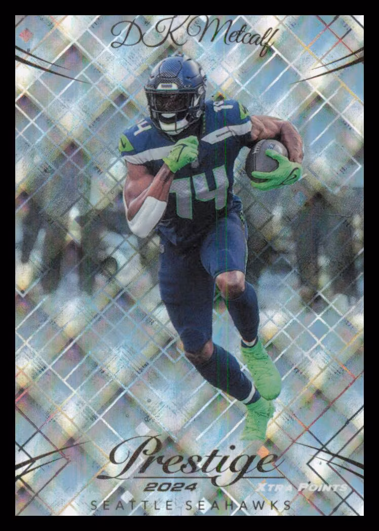 2024 Prestige Xtra Points Diamond #268 D.K. Metcalf (15-QQ3-NFLSEAHAWKS)