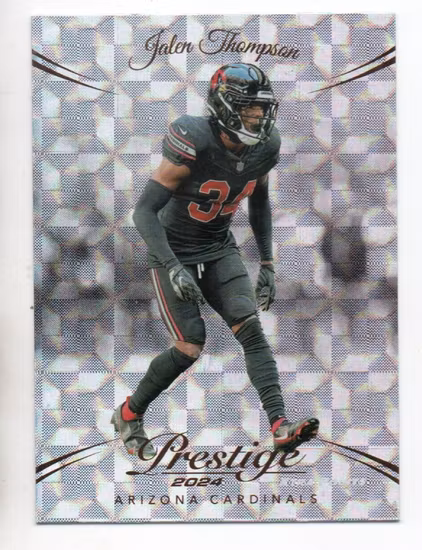 2024 Prestige Xtra Points Hyper #6 Jalen Thompson (15-QQ4-NFLCARDINALS)
