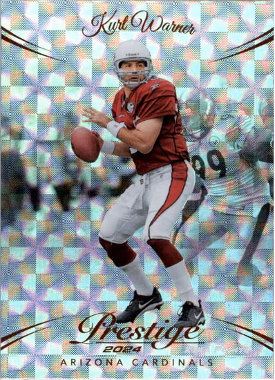 2024 Prestige Xtra Points Hyper #9 Kurt Warner (15-QQ3-NFLCARDINALS)