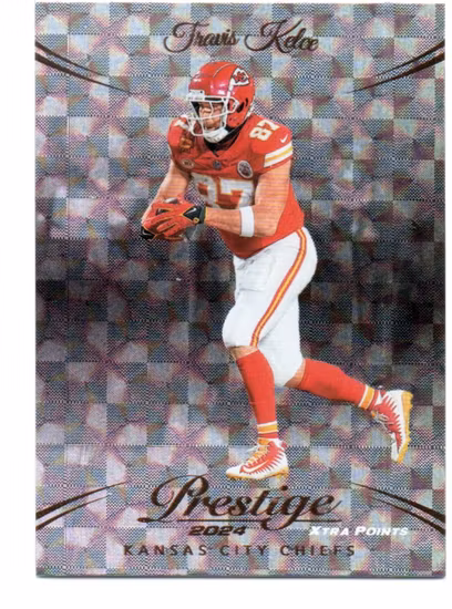 2024 Prestige Xtra Points Hyper #145 Travis Kelce (25-QQ5-NFLCHIEFS)