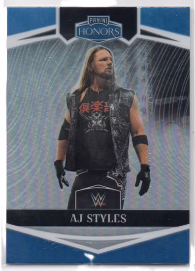 2023 Panini Chronicles WWE Silver #348 AJ Styles Honors (20-HH15-WRESTLING)