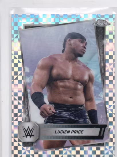 2025 Topps Chrome WWE X-Fractors #161 Lucien Price (15-NN3-WRESTLING)