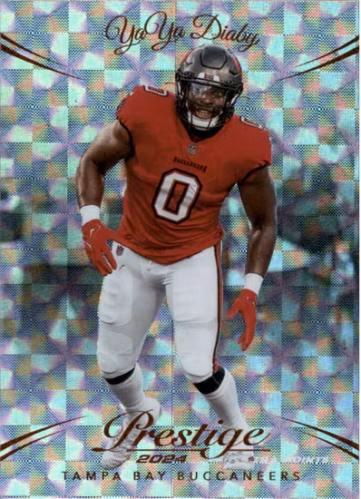 2024 Prestige Xtra Points Hyper #280 YaYa Diaby (12-QQ4-NFLBUCCANEERS)