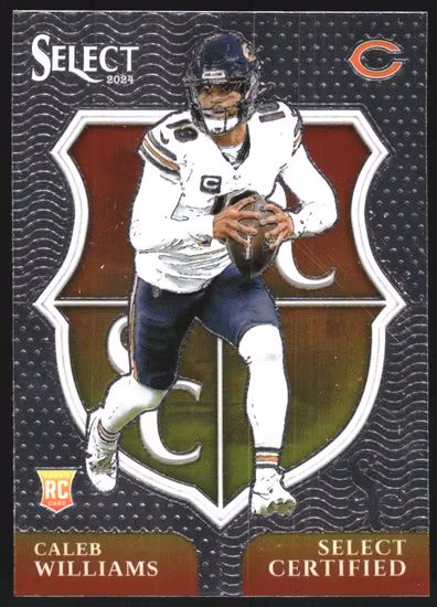 2024 Select Select Certified Rookies #1 Caleb Williams (60-SS2-NFLBEARS)