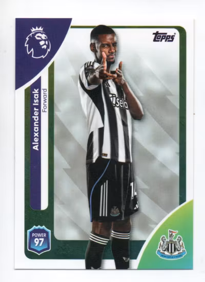 2025-26 Topps English Premier League #231 Alexander Isak (10-RR3-NEWCASTLE)