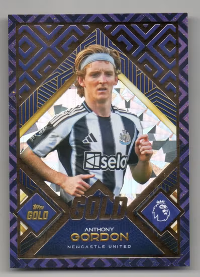 2025-26 Topps Gold Gold #NA Anthony Gordon (25-SS5-NEWCASTLE)