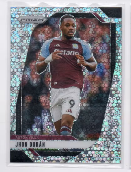 2024-25 Panini Prizm English Premier League Breakaway Prizms #63 Jhon Duran (15-OO12-ASTONVILLA)