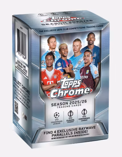 2025-26 Topps Chrome UEFA Club Competitions (Value Box)