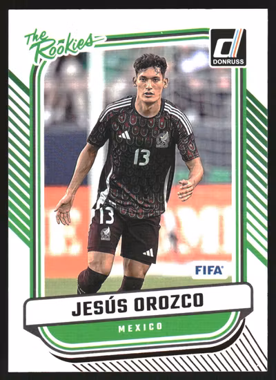 2024-25 Donruss The Rookies #25 Jesus Orozco (12-OO13-MEXICO)