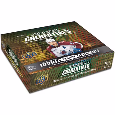 2025-26 Upper Deck Credentials (Hobby Box)