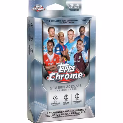 2025-26 Topps Chrome UEFA Club Competitions (Hanger Box)