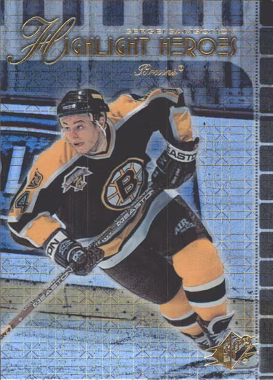 1999-00 SPx Highlight Heroes #HH2 Sergei Samsonov (15-A9-NHLBRUINS)
