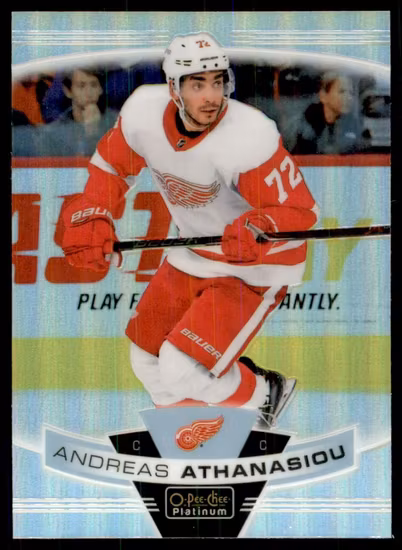 2019-20 O-Pee-Chee Platinum Rainbow #62 Andreas Athanasiou (10-B1.5-NHLREDWINGS)