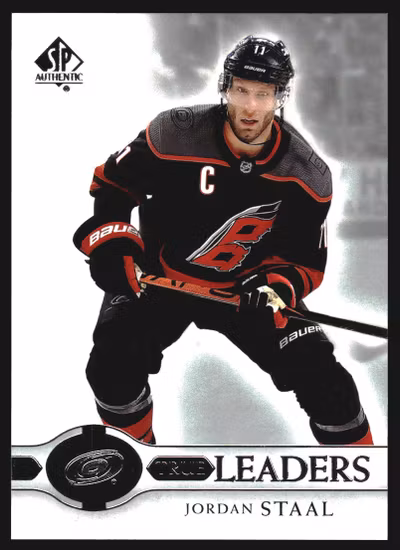 2020-21 SP Authentic True Leaders #TLJS Jordan Staal (10-A3-NHLHURRICANES)