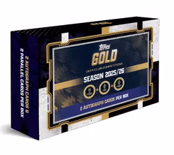 2025-26 Topps Gold UEFA Club Competitions (Hobby Box)