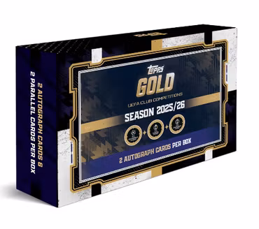 2025-26 Topps Gold UEFA Club Competitions (Hobby Box)