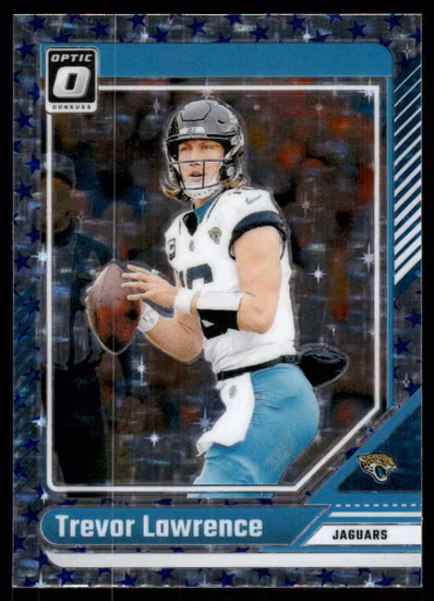 2024 Donruss Optic Stars #88 Trevor Lawrence (50-B1.5-NFLJAGUARS)