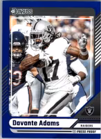 2024 Donruss Press Proof Blue #295 Davante Adams (20-B1.2-NFLRAIDERS)