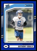 2024 Donruss Press Proof Blue #363 Anthony Gould RR (12-B1.3-NFLCOLTS)