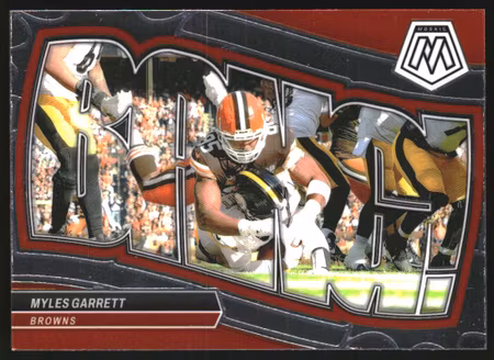 2024 Panini Mosaic Bang! #1 Myles Garrett (12-B1.3-NFLBROWNS)