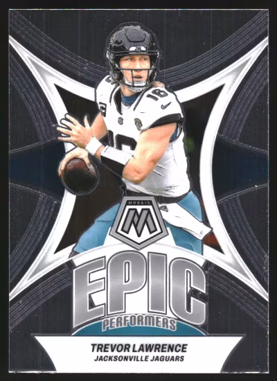 2024 Panini Mosaic Epic Performers #4 Trevor Lawrence (15-B1.3-NFLJAGUARS)