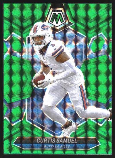 2024 Panini Mosaic Mosaic Green #24 Curtis Samuel (15-B1.1-NFLBILLS)